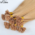 100% Remy Indian Wholesale Price Hair Extensions Double Drawn Keratin Human